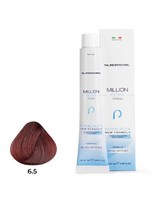 Крем-краска для волос TNL Million Gloss оттенок 6.5 Темный блонд махагоновый 100 мл
