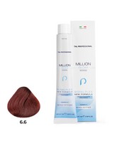 Крем-краска для волос TNL Million Gloss оттенок 6.6 Темный блонд красный 100 мл