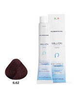 Крем-краска для волос TNL Million Gloss оттенок 6.62 Темный блонд красный фиолетовый 100 мл