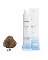 Крем-краска для волос TNL Million Gloss оттенок 8.03 Светлый блонд теплый 100 мл