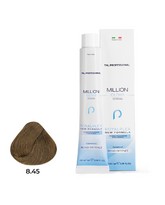 Крем-краска для волос TNL Million Gloss оттенок 8.45 Светлый блонд медный махагоновый 100 мл