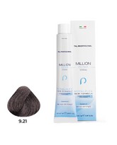 Крем-краска для волос TNL Million Gloss оттенок 9.21 Очень светлый блонд фиолетовый пепельный 100 мл