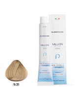 Крем-краска для волос TNL Million Gloss оттенок 9.31 Очень светлый блонд золотистый бежевый 100 мл
