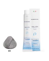 Крем-краска для волос TNL Million Gloss оттенок 911 Осветляющий серебристый пепельный 100 мл