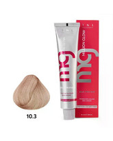 Крем-краска для волос Million glow Private collection Silk protein оттенок 10.3 Платиновый блонд золотистый, TNL Professional, 60 мл