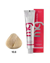 Крем-краска для волос Million glow Private collection Silk protein оттенок 10.8 Платиновый блонд шоколадный, TNL Professional, 60 мл