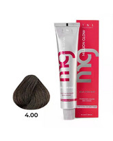 Крем-краска для волос Million glow Private collection Silk protein оттенок 4.00 Коричневый интенсивный, TNL Professional, 60 мл