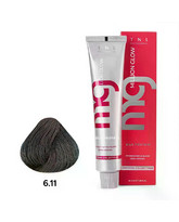 Крем-краска для волос Million glow Private collection Silk protein оттенок 6.11 Темный блонд интенсивный пепельный, TNL Professional, 60 мл