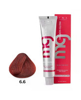 Крем-краска для волос Million glow Private collection Silk protein оттенок 6.6 Темный блонд красный, TNL Professional, 60 мл
