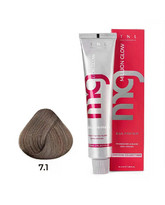 Крем-краска для волос Million glow Private collection Silk protein оттенок 7.1 Блонд пепельный, TNL Professional, 60 мл