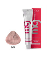 Крем-краска для волос Million glow Private collection Silk protein оттенок 9.5 Очень светлый блонд махагоновый, TNL Professional, 60 мл