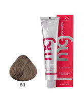 Крем-краска для волос Million glow Private collection Silk protein оттенок 8.1 Светлый блонд пепельный, TNL Professional, 60 мл