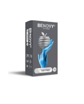 Перчатки одноразовые нитриловые Benovy Голубые  3 гр.  S, 100 шт