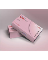Перчатки одноразовые нитриловые mediOk Розовый (FLAMINGO) 3.8 гр.  L 100 шт