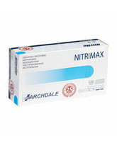 Перчатки одноразовые нитриловые NitriMax 3гр Голубые M 100 шт